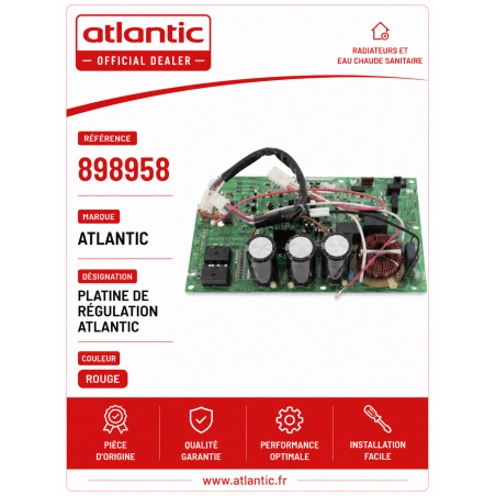 PLATINE DE REGULATION ATLANTIC Réf:898958