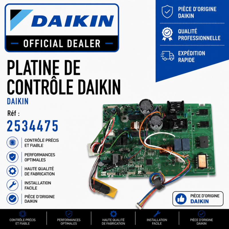 PLATINE DE CONTROLE  DAIKIN  Réf: 2534475