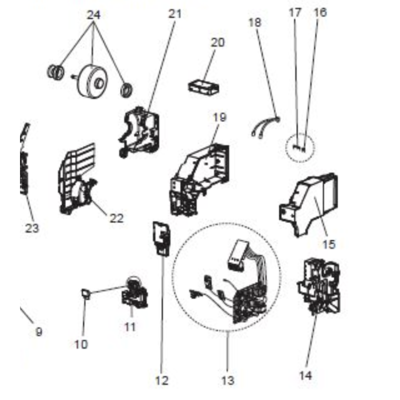 PLATINE DE CONTROLE MITSUBISHI Réf:G2W082410