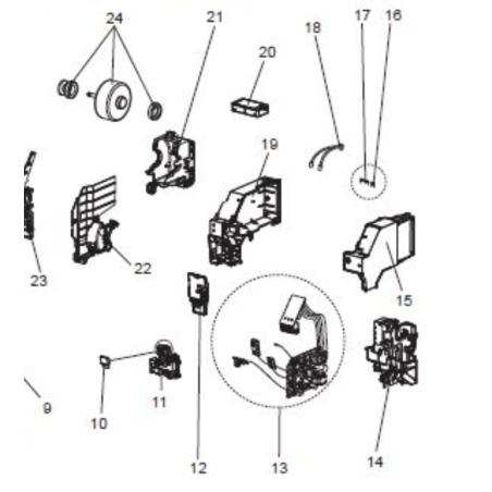 PLATINE DE CONTROLE MITSUBISHI Réf:G2W082410