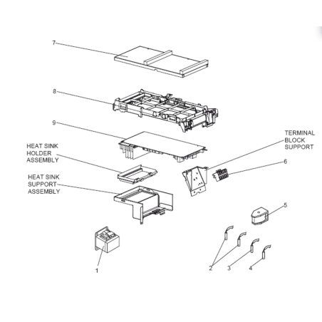 PLATINE INVERTER MITSUSBISHI Réf:G2W012460