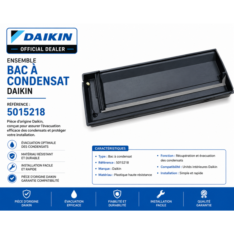 ENSEMBLE BAC A CONDENSAT DAIKIN Ref: 5015218