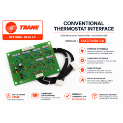 PLATINE INTERFACE  THERMOSTAT TRANE  Réf: BRD00741