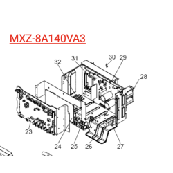 PLATINE DE CONTROLE MITSUBISHI Réf: T7WM46315 2