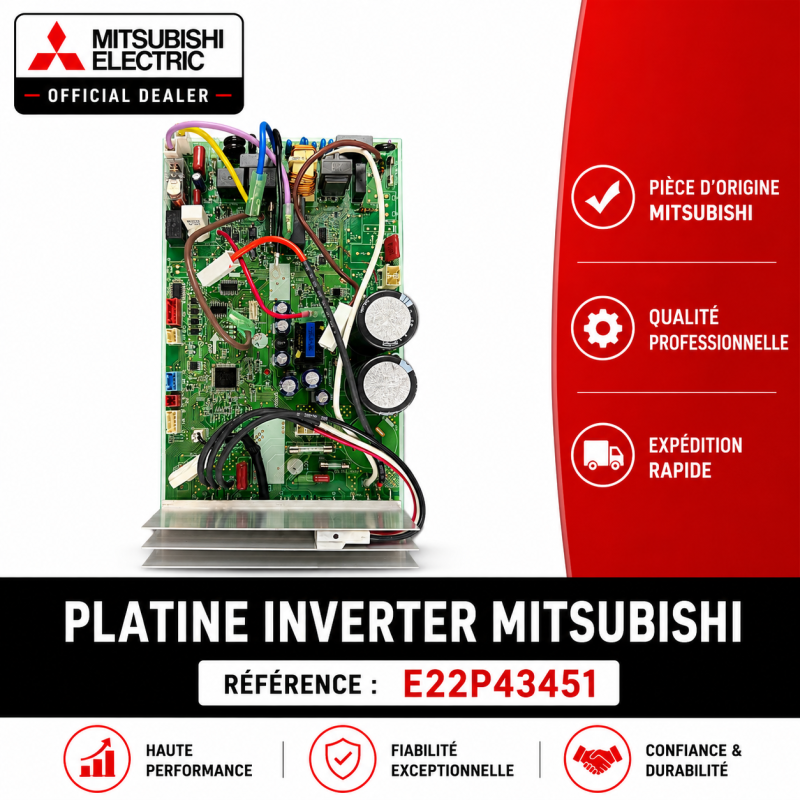 PLATINE INVERTER MITSUBISHI Réf:E22P43451