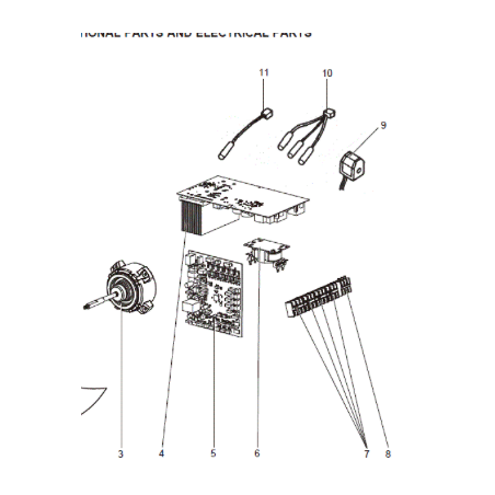 FAN GRILLE MITSUBISHI RÉF:E27H93521