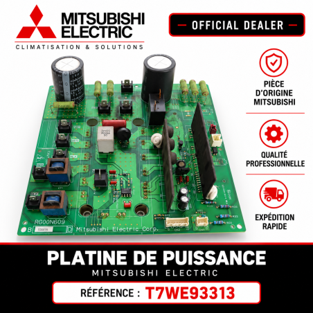 PLATINE DE PUISSANCE  MITSUBISHI Réf:T7WE93313