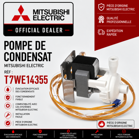 POMPE DE CONDANSAT  MITSUBISHI Réf: T7WE14355