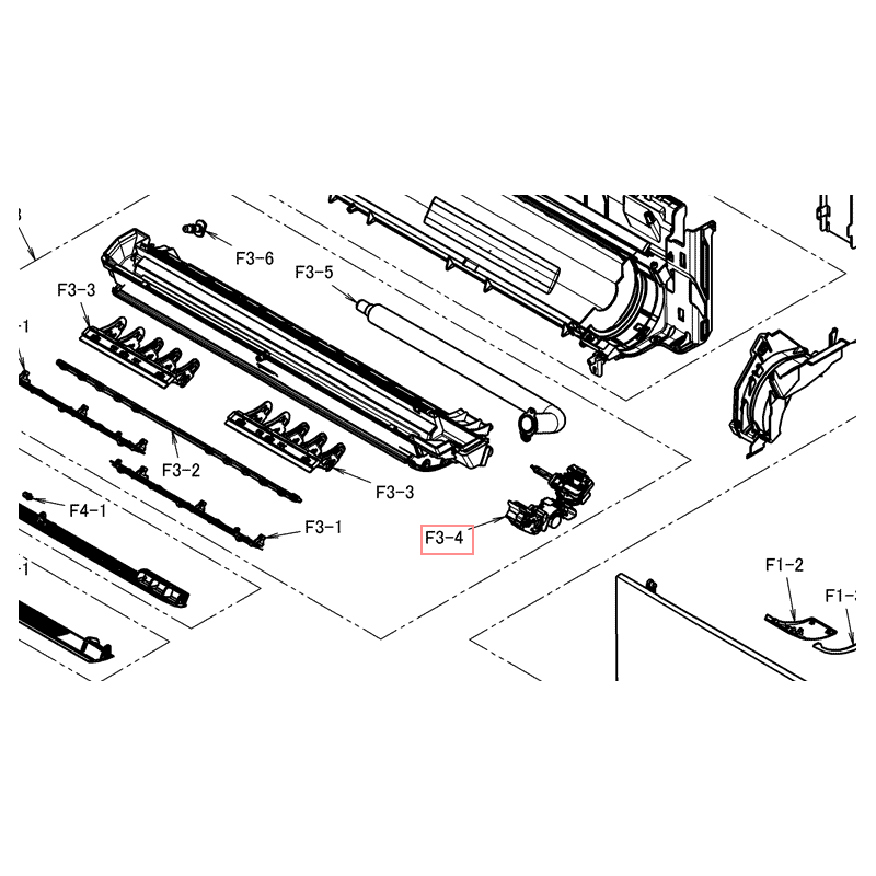GEAR CASE ASSY DAIKIN RÉF:5044252