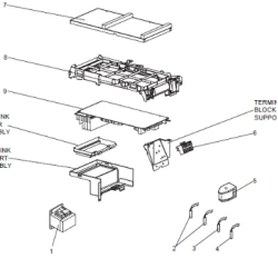 INVERTER PCB MITSUBISHI RÉF:G2W005460