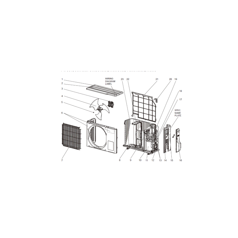 MOTEUR VENTILATEUR MITSUBISHI RÉF:G2W002350
