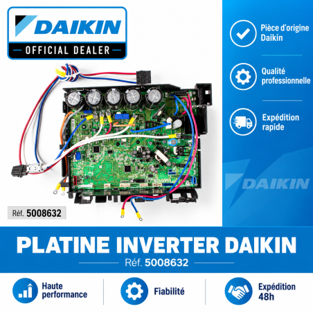 pièce détachée daikin platine AZQS100B7V1B AZQS125B7V1B RZQSG100L7V1B RZQSG100L8V1B RZQSG125L7V1B RZQSG125L8V1B