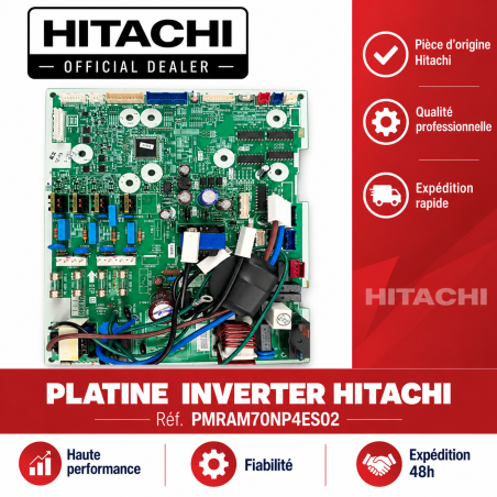PLATINE  INVERTER HITACHI Réf:PMRAM70NP4ES02