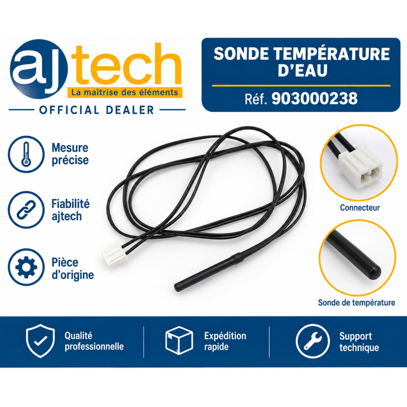 SONDE TEMPERATURE D'EAU  AJTECH Réf: 903000238