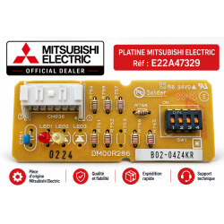 PLATINE DISPLAY PC BOARD MITSUBISHI ELECTRIC Réf: E22A47329