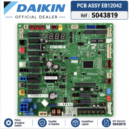 PCB ASSY EB12042 DAIKIN Ref: 5043819