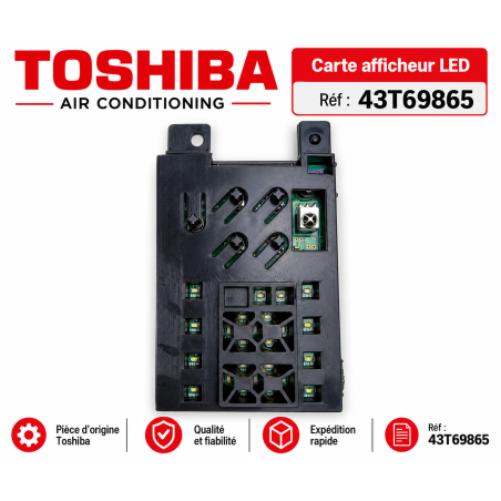 Carte afficheur LED  TOSHIBA 43T69865