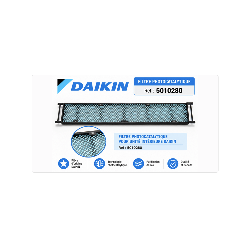 FILTRE PHOTOCATALYTIQUE   DAIKIN Ref: 5010280