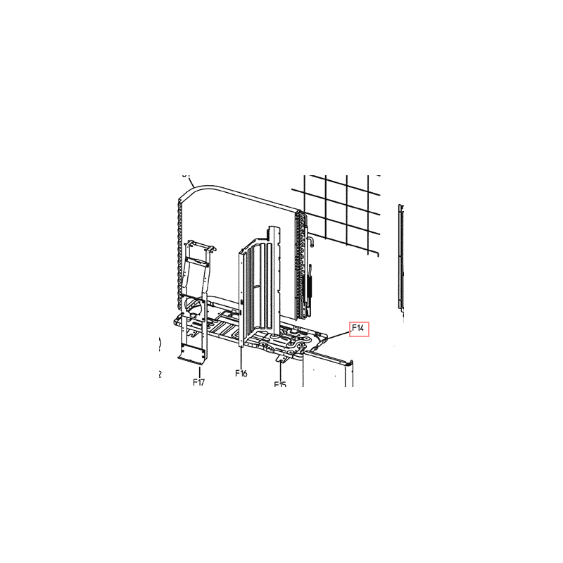 BOTTOM FRAME STICKING METHOD DAIKN RÉF: 5001696