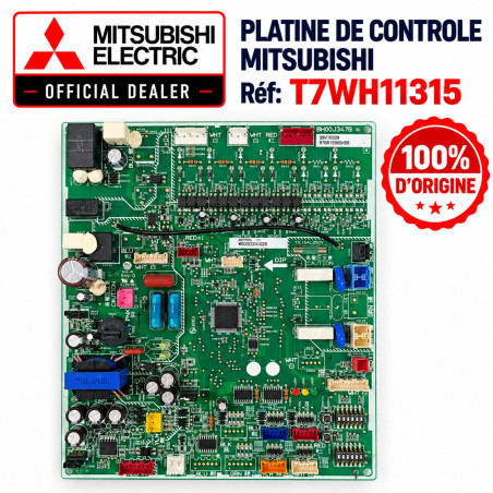 PLATINE DE CONTROLE MITSUBISHI Réf: T7WH11315