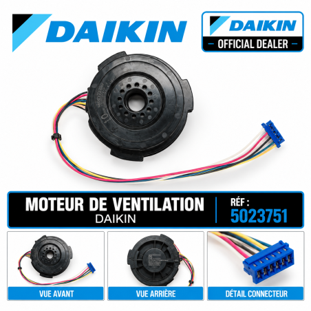 MOTEUR DE VENTILATION  DAIKIN Réf: 5023751
