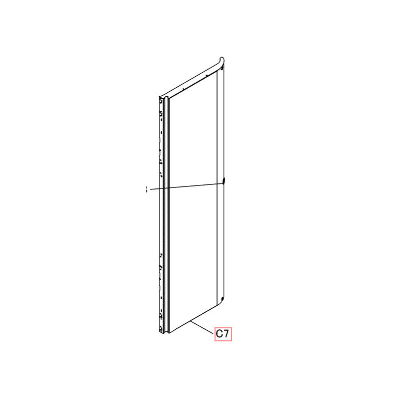 HABILLAGE LATERAL D. (GRAND) 3P470963 2 DAIKIN Ref: 5020786