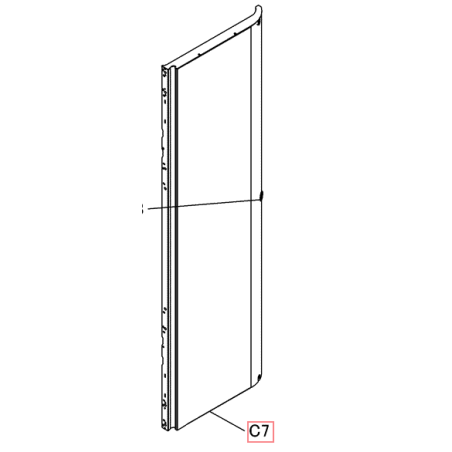 HABILLAGE LATERAL D. (GRAND) 3P470963 2 DAIKIN Ref: 5020786