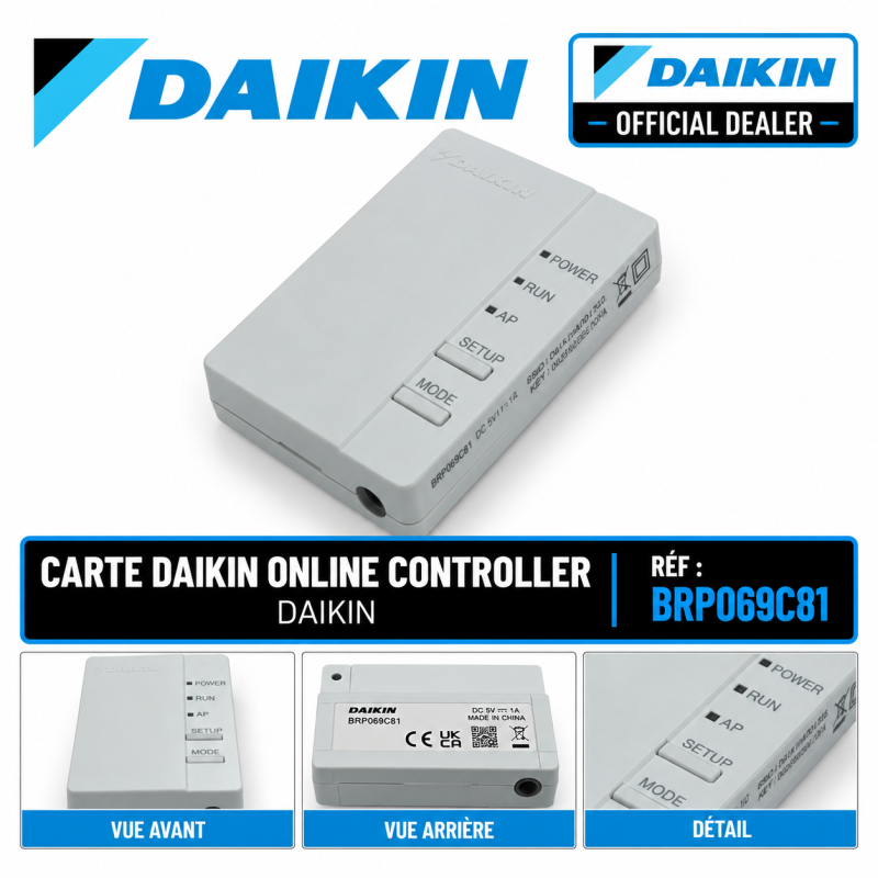 CARTE DAIKIN ONLINE CONTROLLER  Réf BRP069C81