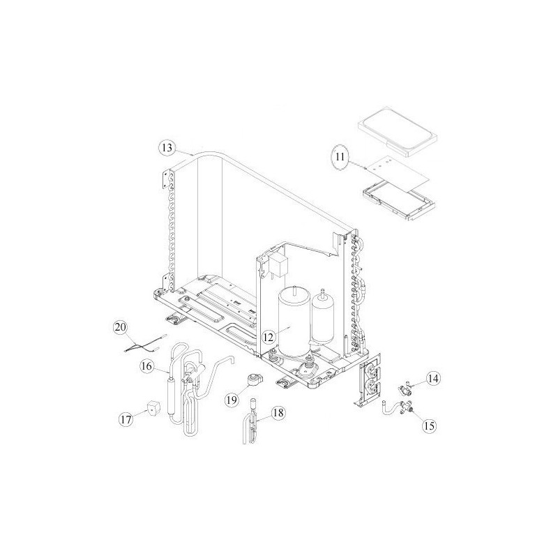 Platine inverter AOYV12LAC Atlantic