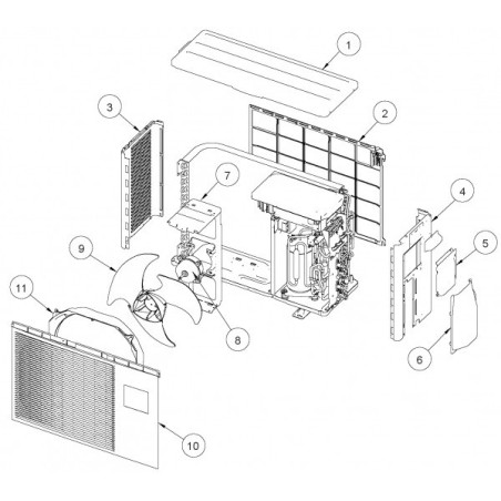 Moteur ventilation AOYA18LAC2 Atlantic