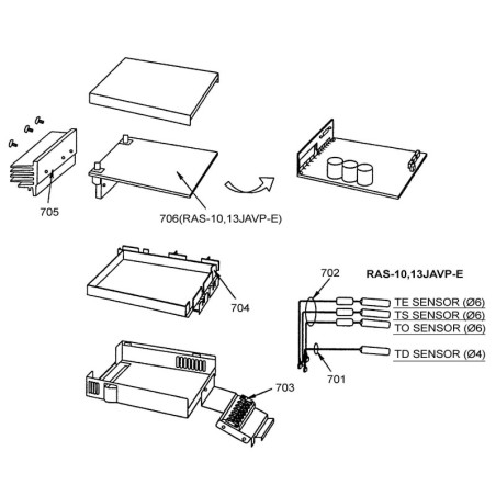 Sensor TD RAS13JAVP-E