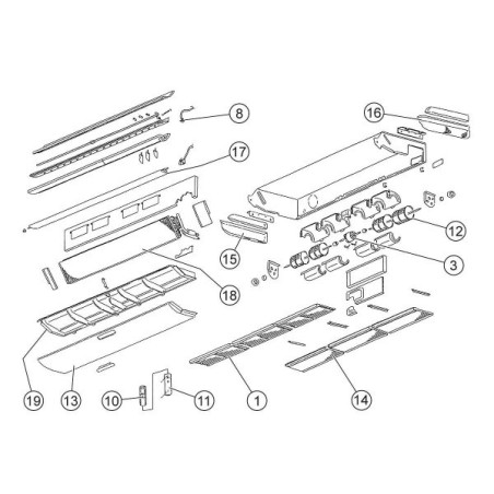 MOTEUR DE VENTILATION ABY45UBAG ATLANTIC