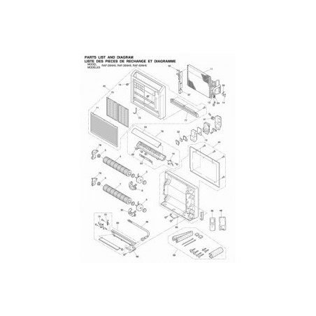 Support de ventilateur RAH25-35-50NH5 HITACHI
