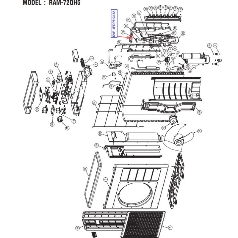 Compresseur HITACHI PMRAM72QH5