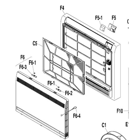 Filtre à air console Daikin