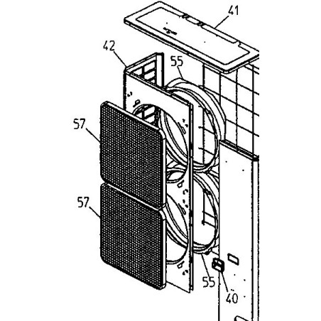 Grille groupe extérieur DAIKIN