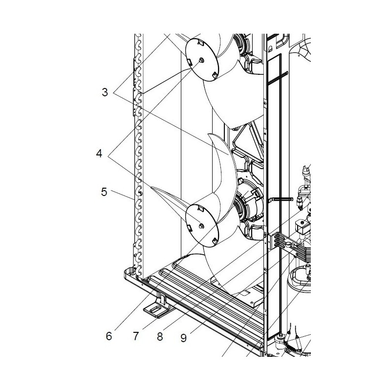 Moteur ventilo évaporateur