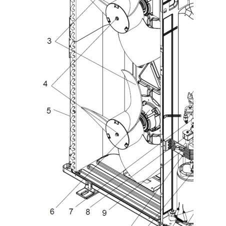 Moteur ventilo évaporateur