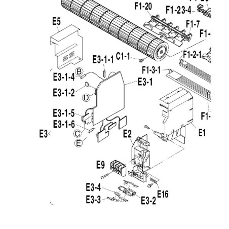 Platine électronique de contrôle Daikin
