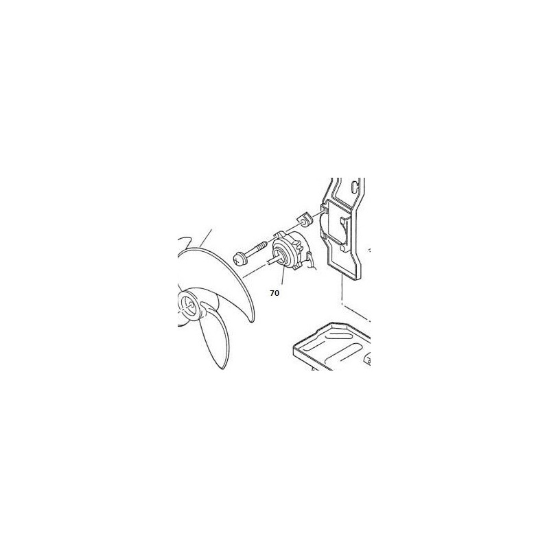 Moteur de ventilateur extérieur