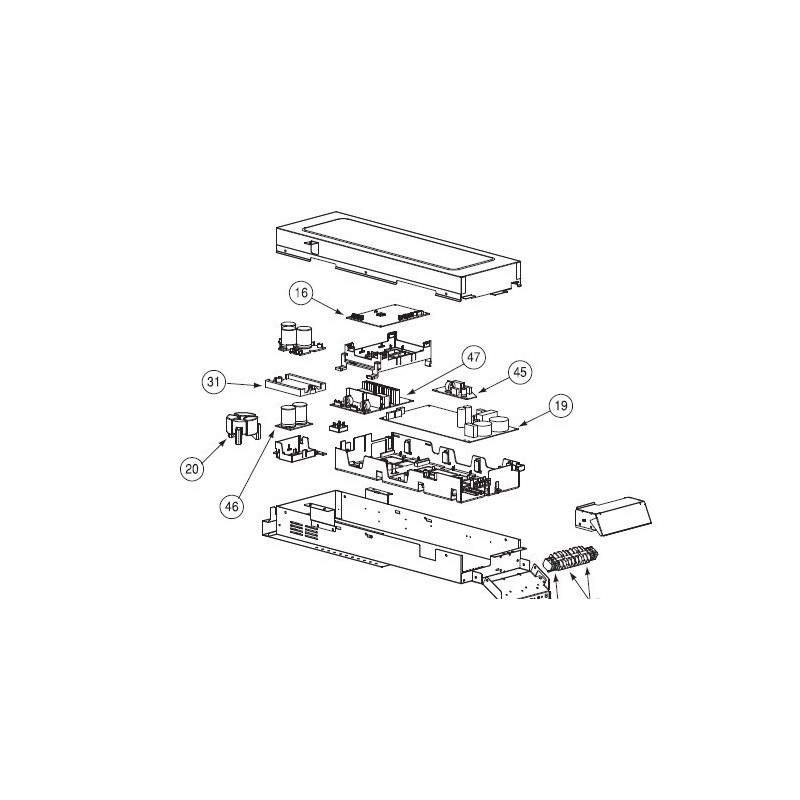 Platine alimentation Thermosème TE-90A