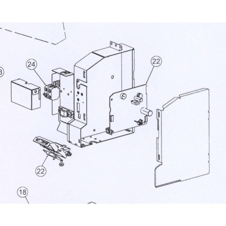 Platine électronique Hitachi pour RAK-25NH4