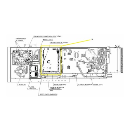 PWB (main) HITACHI PMRAM72QH5S01