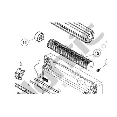 Moteur ventilation Atlantic