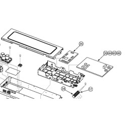 platine électronique pièce détachée HITACHI thermoseme TE-55A RAM-55QH5 2