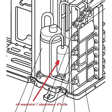 Séparateur d'huile Mitsubishi Electric