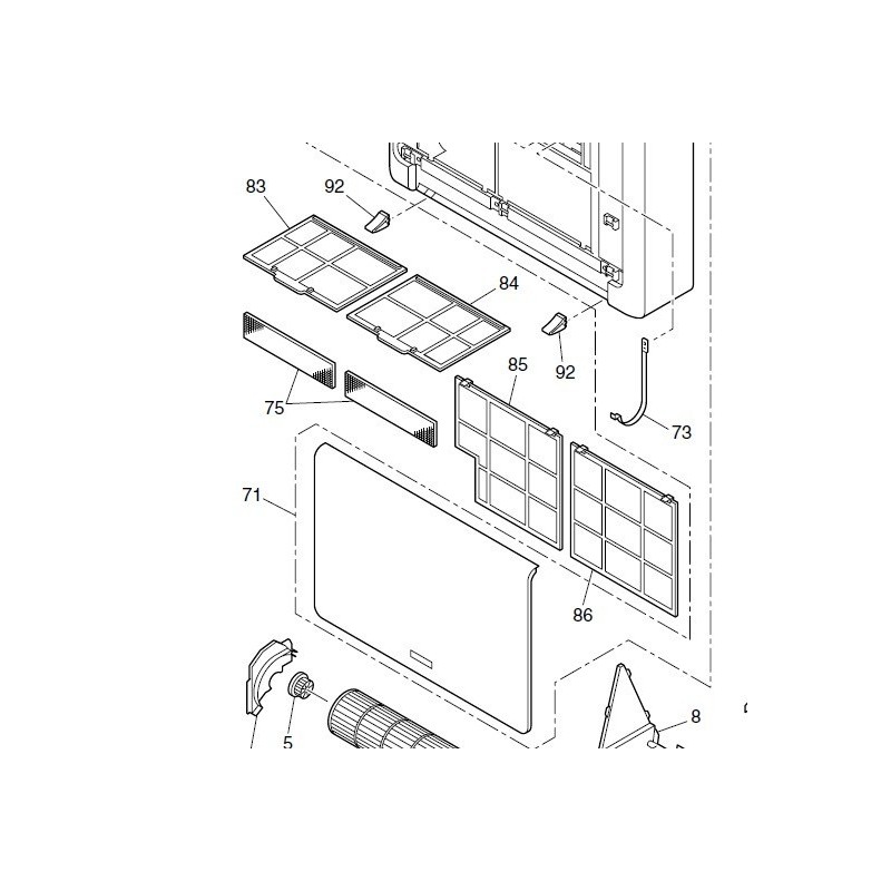 Filtre purificateur d'air