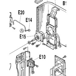 moteur ventilateur condenseur daikin pièce détachée KF220-25P 2