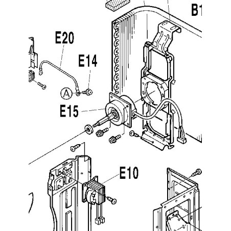 Moteur ventilation extérieur KF220-25P DAIKIN