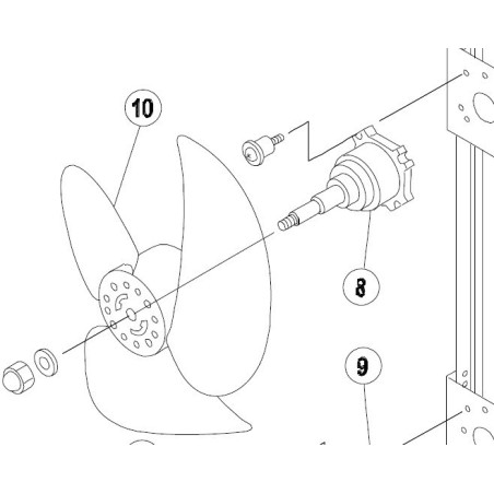 Moteur de ventilateur Hitachi